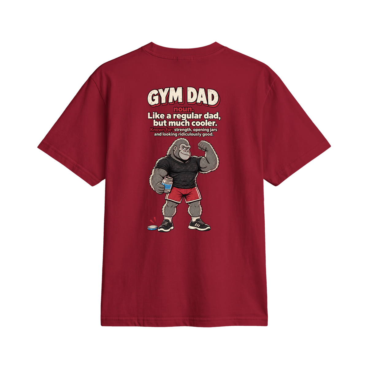 Gym Dad Definition Heavyweight