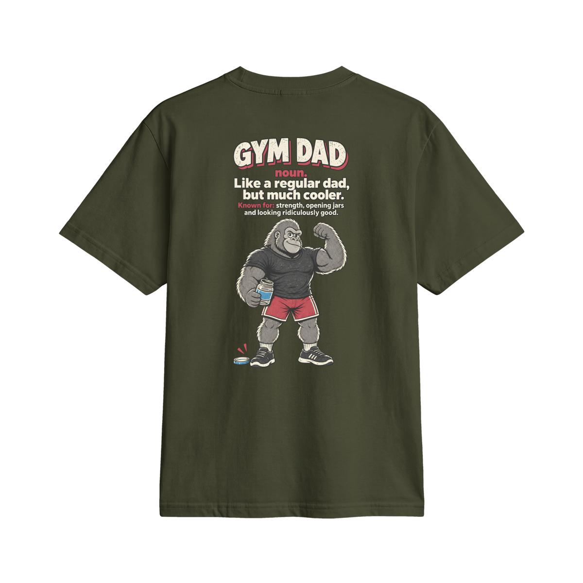 Gym Dad Definition Heavyweight